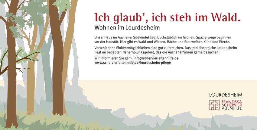 Bauzaun Lourdesheim Wald