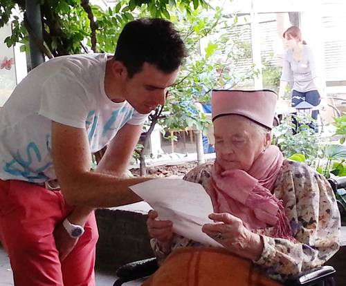 Senioren machen Radio, Foto: Schervier Altenhilfe