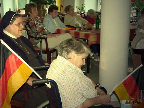 EM Endspiel 2008, Foto: Schervier Altenhilfe