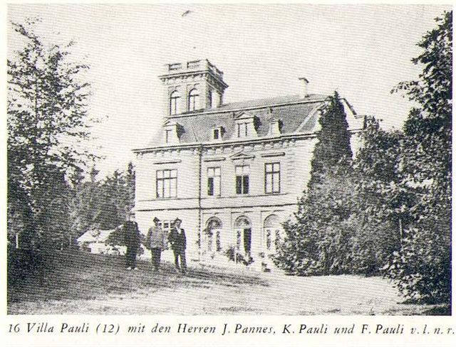 Villa Pauli, historische Aufnahme, Schervier Altenhilfe Archiv